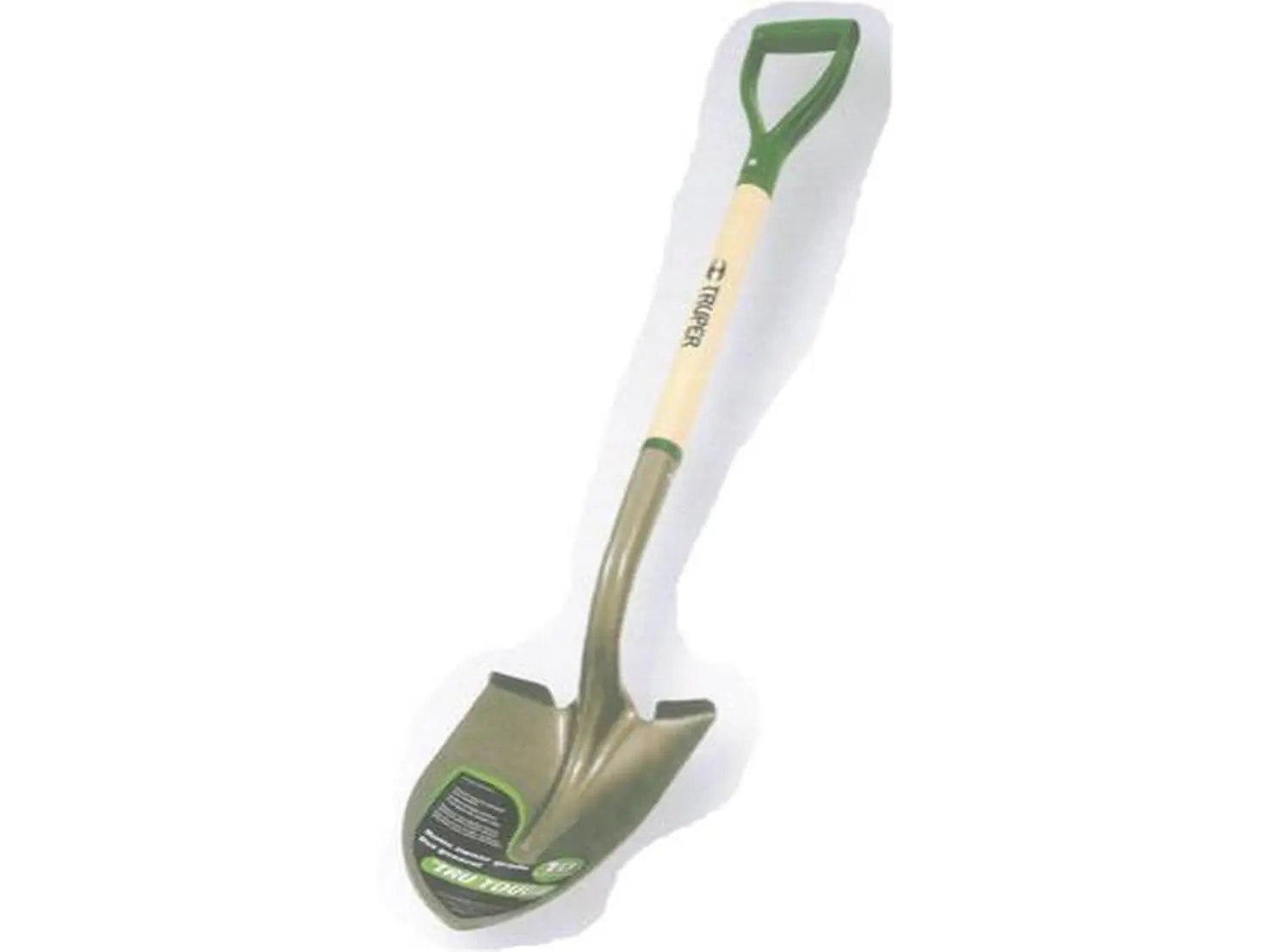 Truper 31185-PRY-E Round Point Shovel, 30"-D-Handle with D-Shaped Grip, Homeowner Grade Gardening Tool for Digging Soil, Outdoor Heavy-Duty Spade