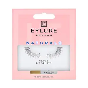 Eylure Naturals Accent No. 003 Reusable Eyelashes, Adhesive Included, 1 Pair