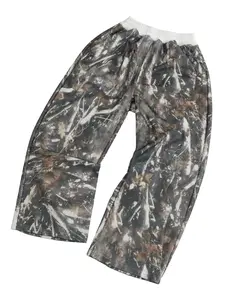 Men's & Women's Casual Camouflage Print Elastic Waist Sweatpants Unisex Comfortable Stylish Gym Wear for Womenswear Bottom