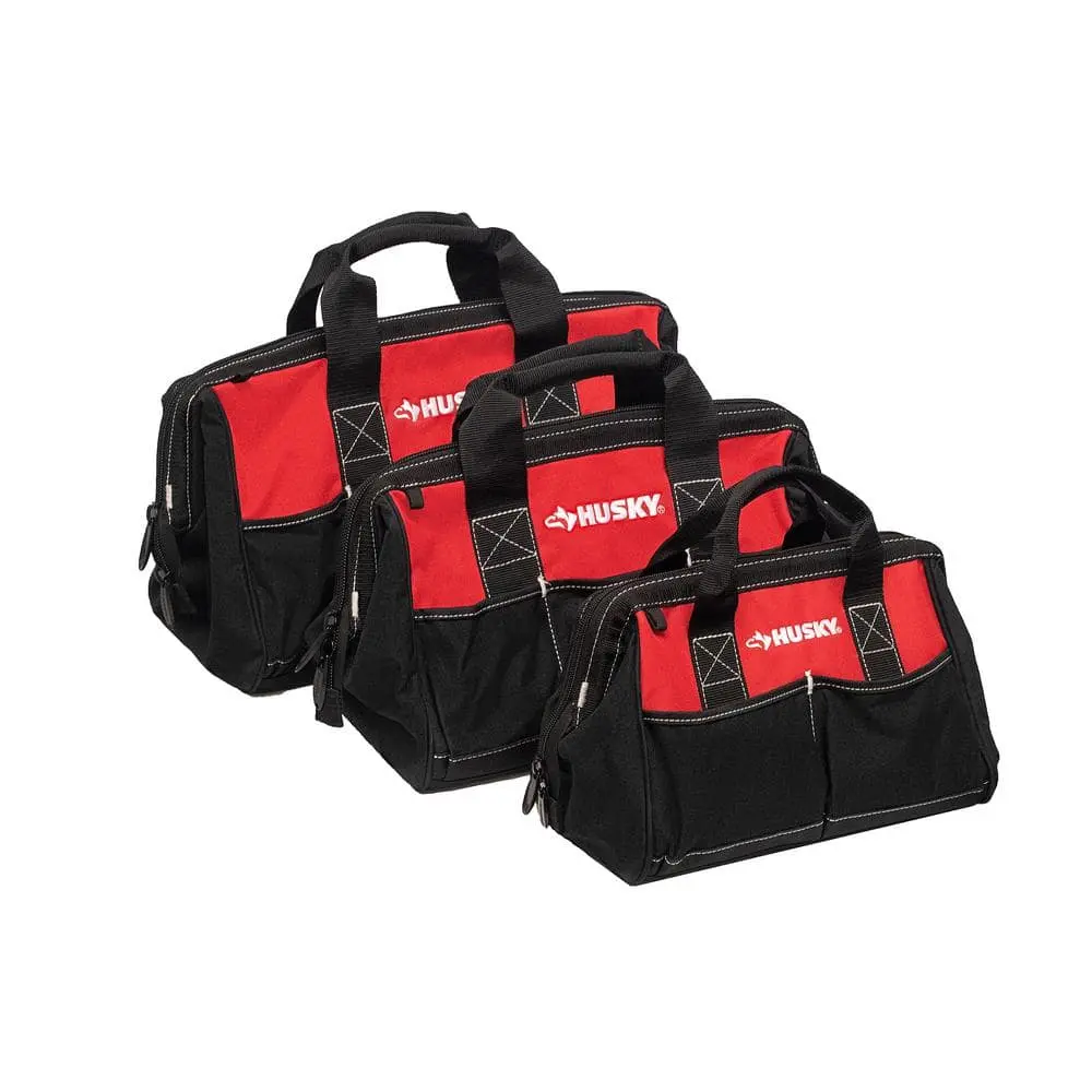 18 in., 15 in. and 12 in. Tool Bag Combo