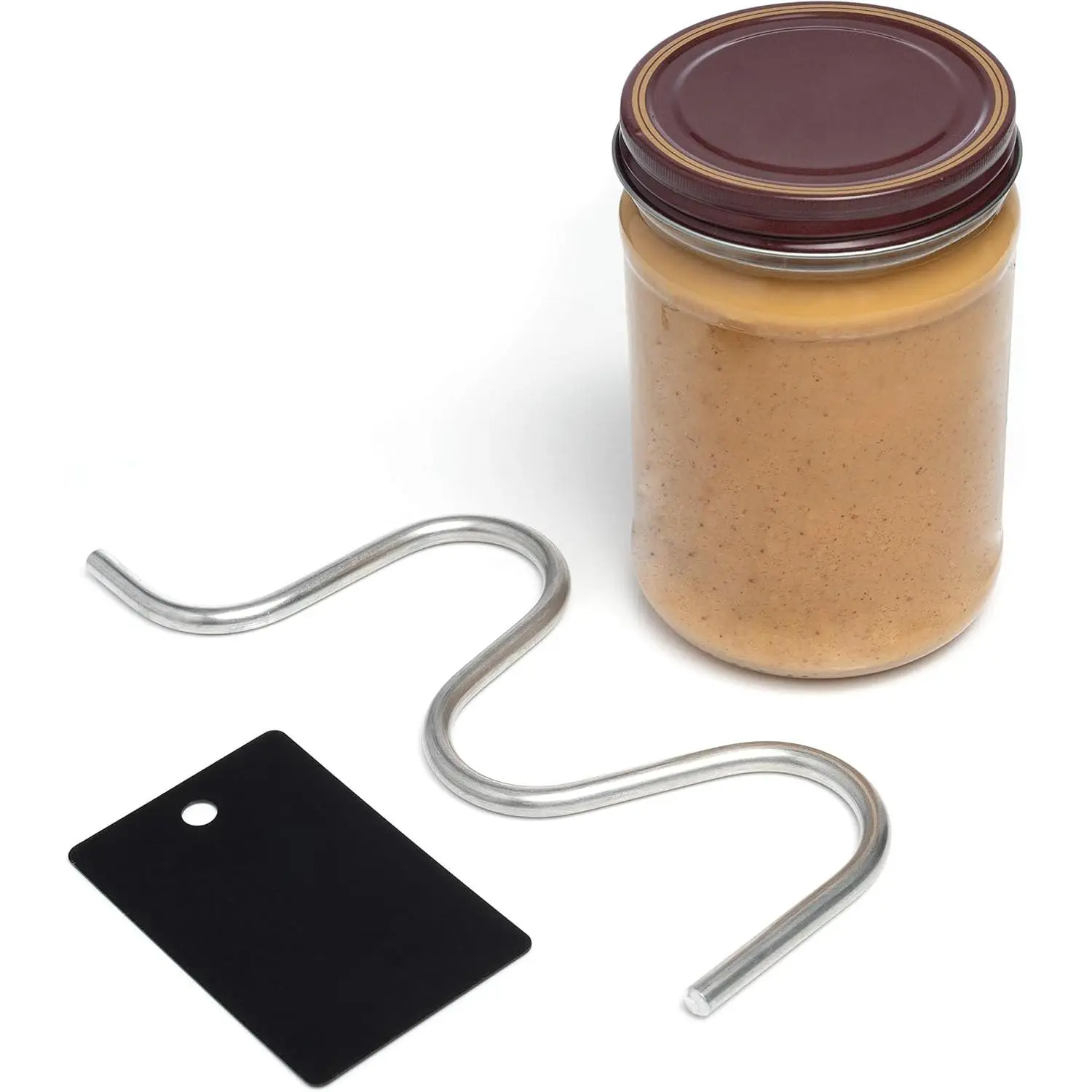 Peanut Butter Stirrer Utensil - Kitchen Tool, Fits 26-30oz Jars, Invented and 100% Made in the USA