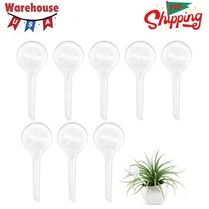 8 Pcs Clear Plant Watering Globes,Plastic Self-Watering Bulbs