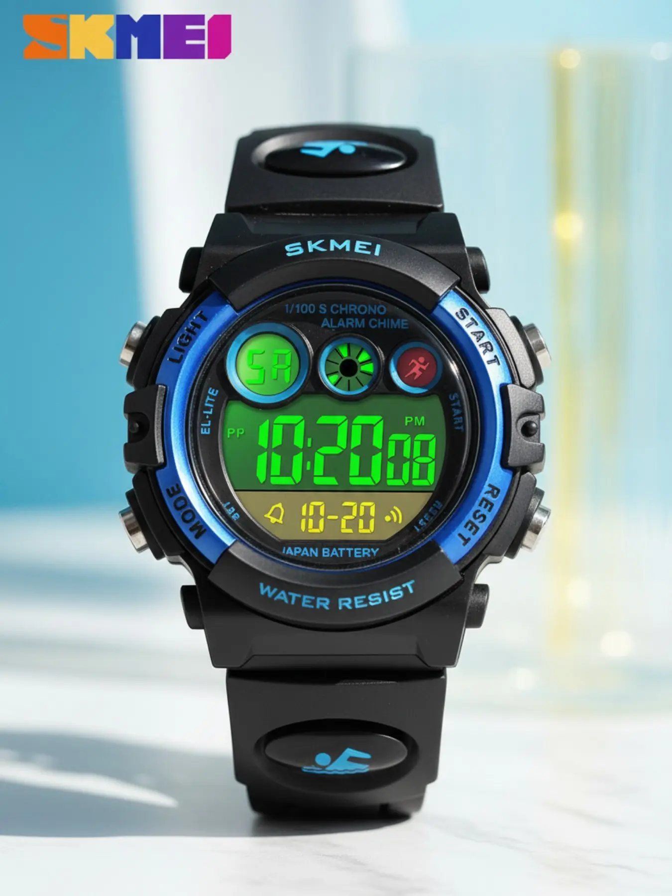 Skmei Student Sports Watch Recommendation, Casual Watch, Digital Watches, Multifunctional Watch, Full Function Electronic Watch, 50m Waterproof, Night Glow, Date Week Alarm, Multi-Color LED Light