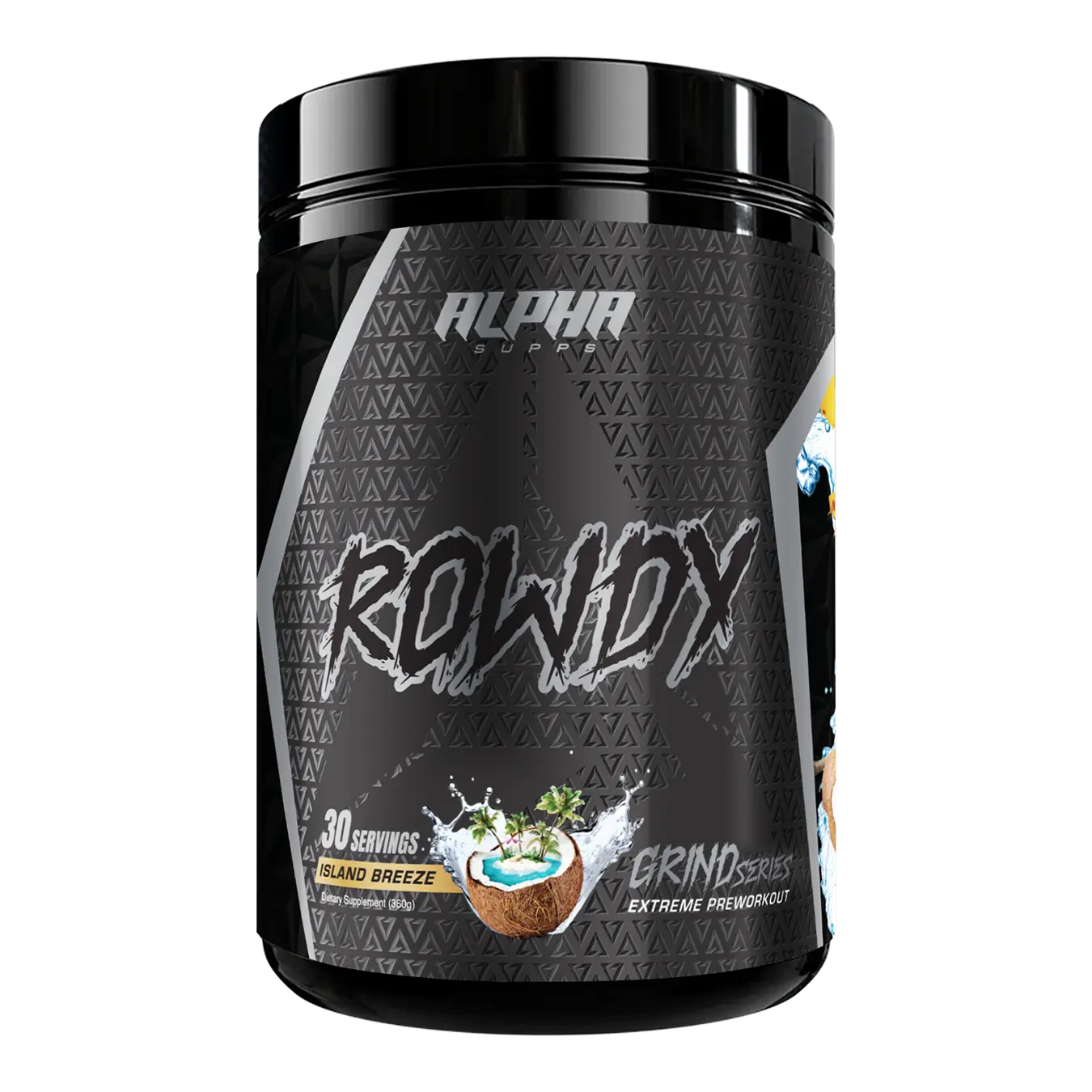 Alpha Supps Rowdy Pre-Workout – Grind Series (30 Servings)