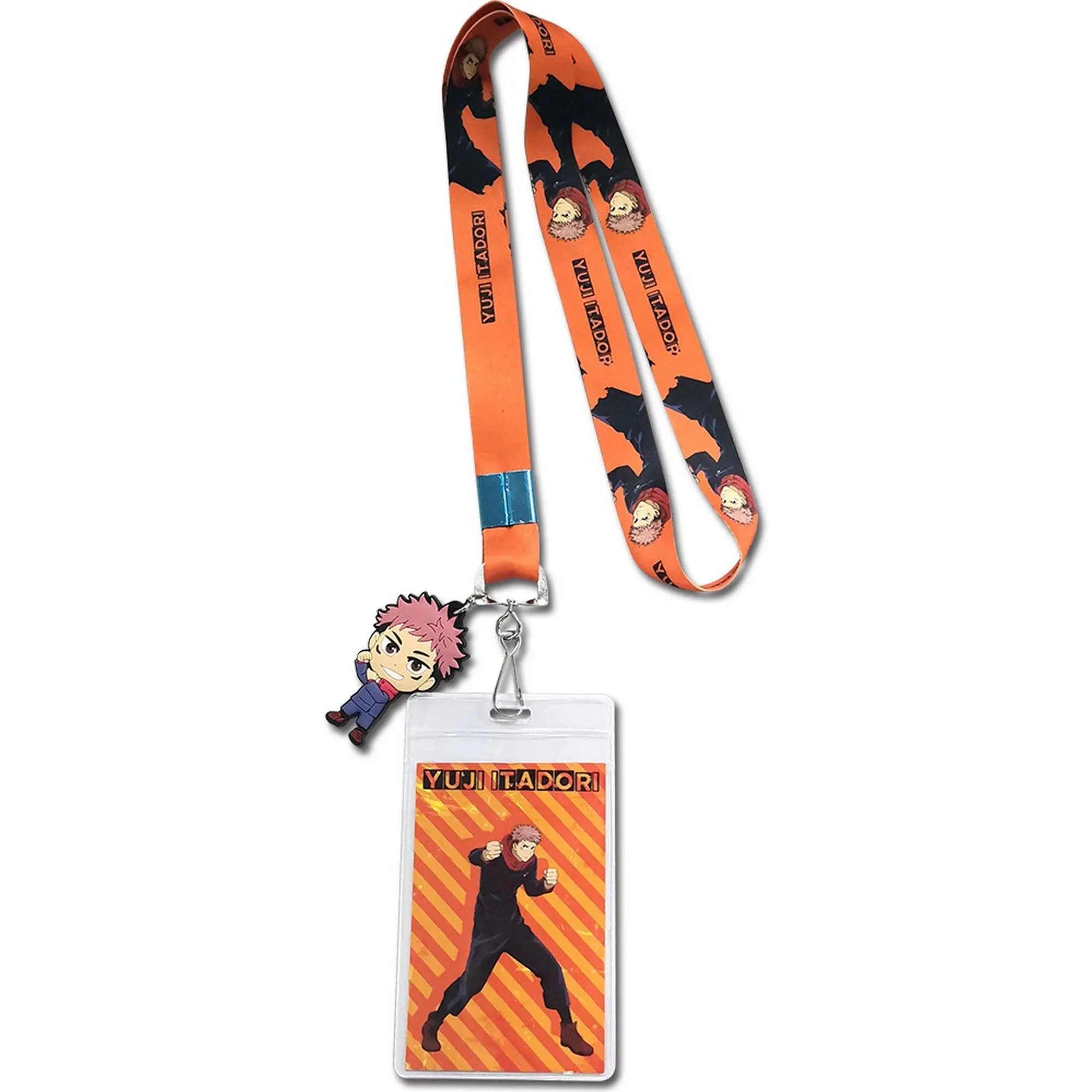 Jujutsu Kaisen - Yuji Itadori Charm Lanyard w/ Badge Holder