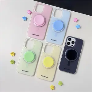 Candy Color Magsafe iPhone Case Grip Set for iphone 15/14/13 cases Accessories Shockproof