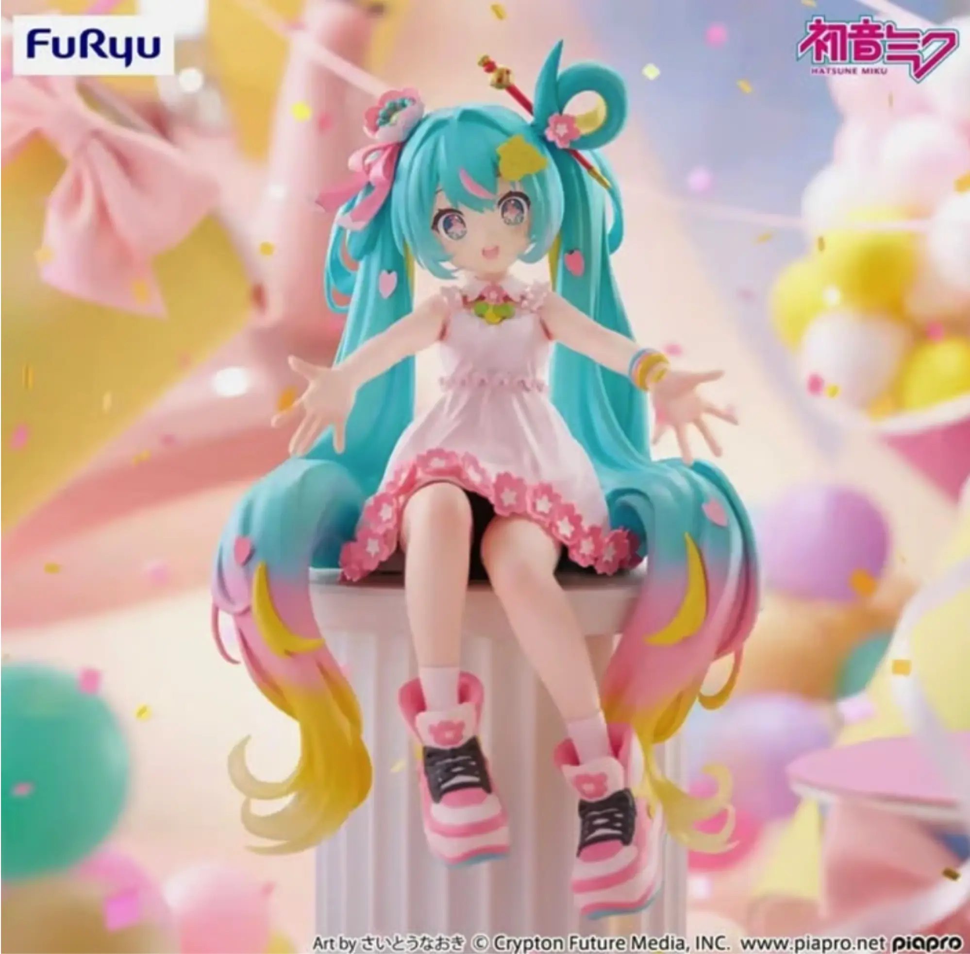 Hatsune Miku - Noodle Stopper Figure -Hatsune Miku 10th Anniversary-