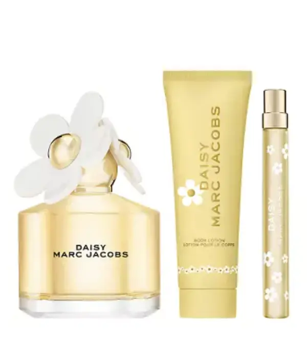 Marc Jacobs Daisy 3pc Gift Set - 3.4oz EDT + 2.5oz BodyLotion + 0.34oz EDT