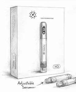 H3 Skincare Beauty Tool Kit with 10 Tips Adjustable Device Portable Beauty Set