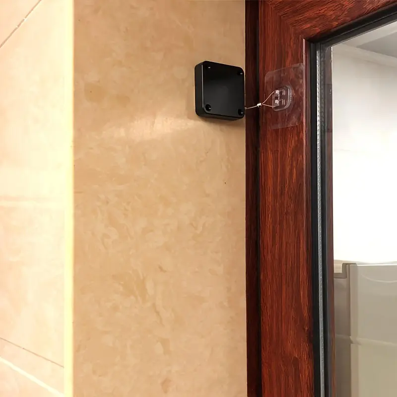 No drilling required door closer Door Hardware A drilling-free automatic door closer with a telescopic design, suitable for multi-functional automatic security doors in both residential and commercial settings. Easy to install Door Closers For Home