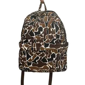 Camo Backpack brown travel backpack hunting backpack camouflage backpack bagGift
