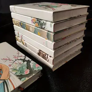 Chinese Style Ancient Woman Notebook, Travel Diary Notebook, Colorful Inner Pages, Back-To-School & Valentine's Day Gift, Artistic Journal