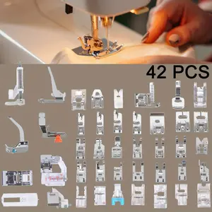 42Pcs Presser Feet, Sewing Machine Kit Household DIY Spare Parts Accessories for Brother, Singer, Janome, Elna, Toyota etc - Home Improvement.
