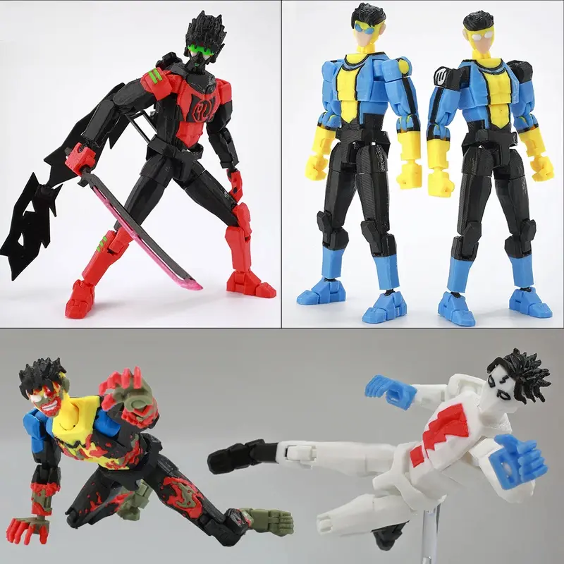 3D Printed Dummy13-T13 Mark Grayson Bulletproof Action Figure, Anime Figurines Collectibles, Kids' Gift Model Toy