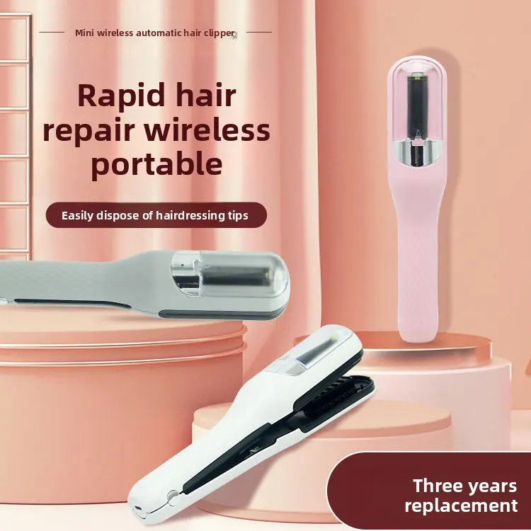 New Rechargeable 2-in-1 Hair Trimmer Home Hair Clipper Split Ends Repair Tool USB Rechargeable