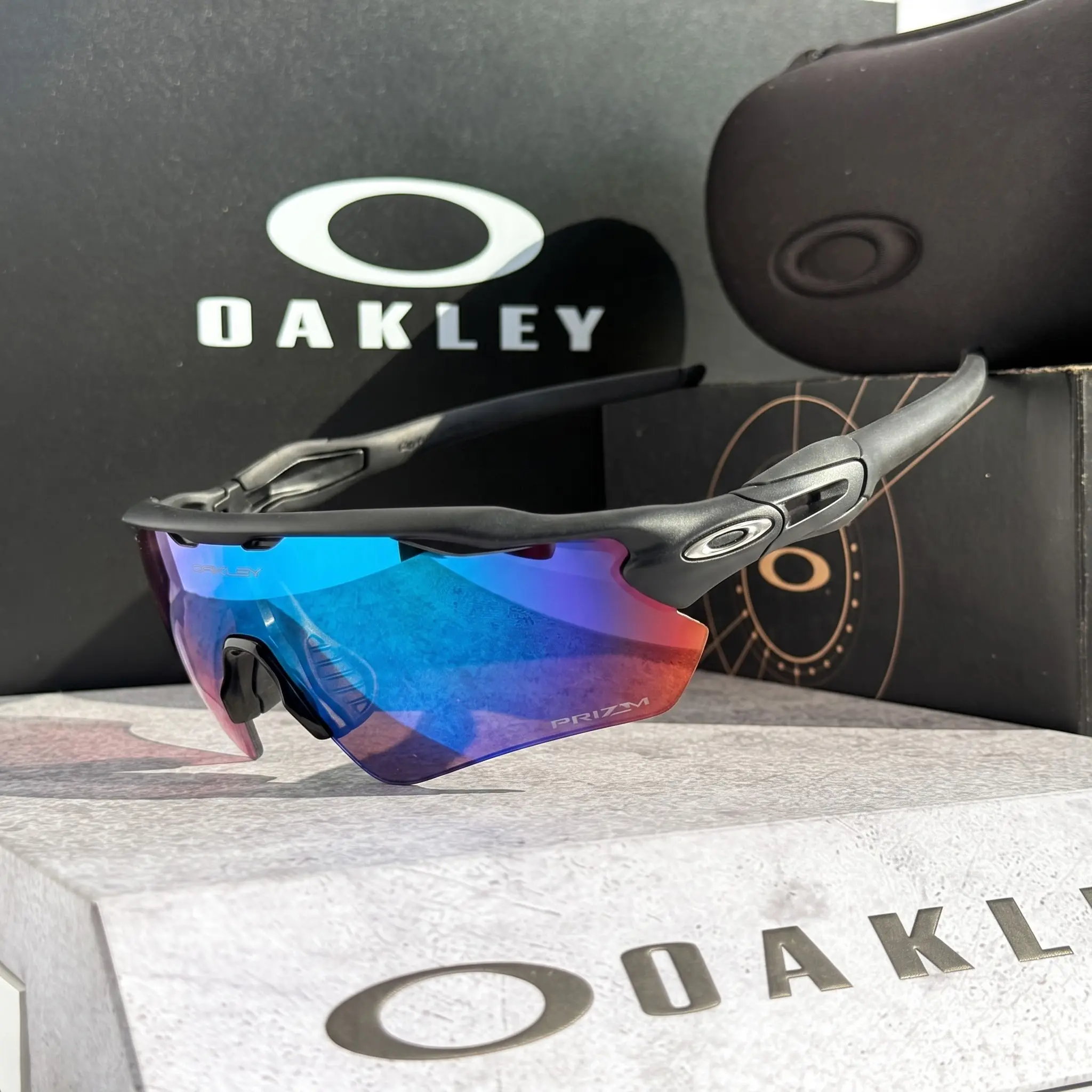 [ Buy 2, Get 1 FREE ] Oakley Performance Sports Sunglasses UV400 Wraparound Glasses for Cycling Running Driving Travel