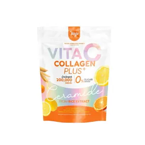 Joji VITA C Collagen Plus+ with Rice Ceramide & Vitamin C – Premium Marine Collagen Tripeptide Drink Powder for Skin Hydration, Firmness & Radiant Glow – 20g Sachets (Dietary Supplement)