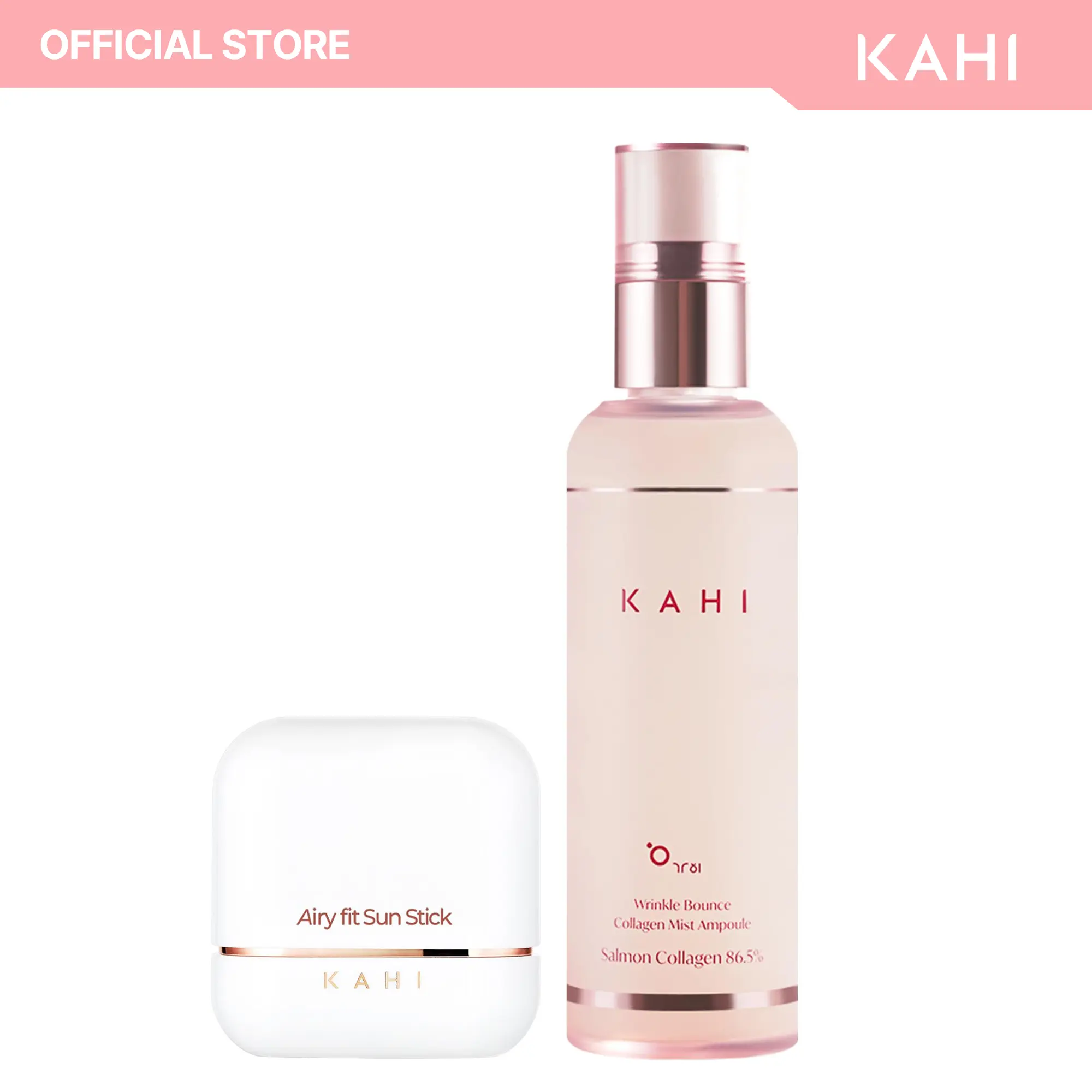KAHI Airy Fit Sun Stick SPF 50+ PA++++ - Lightweight Broad Spectrum Face Balm for Sweatproof Wear that Hydrates All Skin Types, 0.49oz, Sunscreen Everyday, Single Item, Barrier Repair