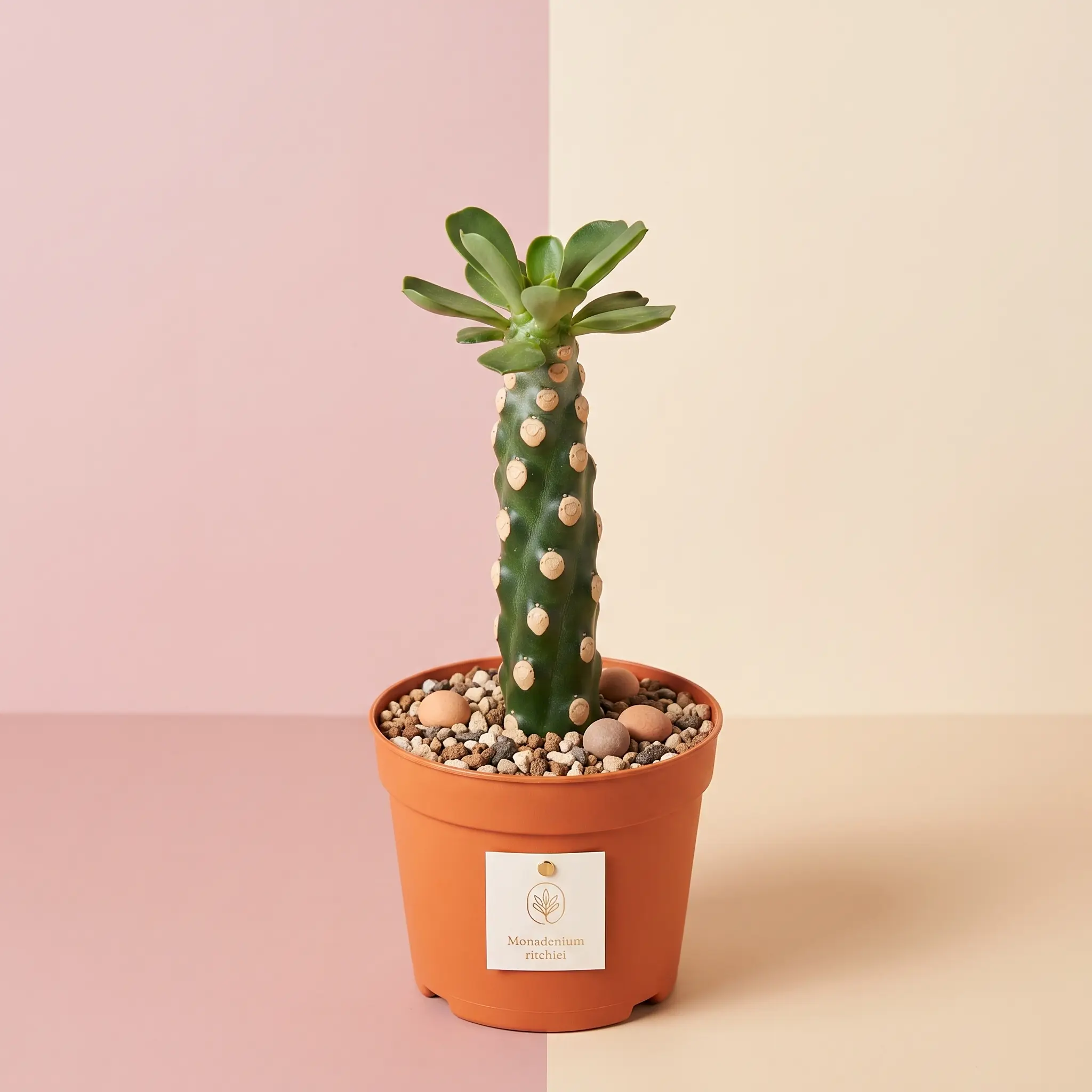 Euphorbia Royleana Bare Root Exotic Succulent, Cactus-Like Upright Sculpture Plant, Drought-Tolerant for Collectors, Desert Look Fit for Full Sun & Both Indoors/Outdoors Gardens