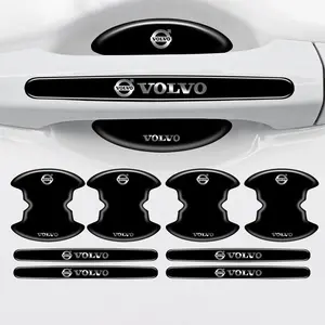 4/8pcs Car Door Handle Bowl Anti-Collision Protective Stickers, Compatible with Volvo V60 V40 Xc90 Xc40 S60 Xc60 V70 S90 V90
