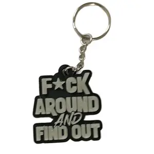 FAFO Multi-Color Small Split Ring Keychain