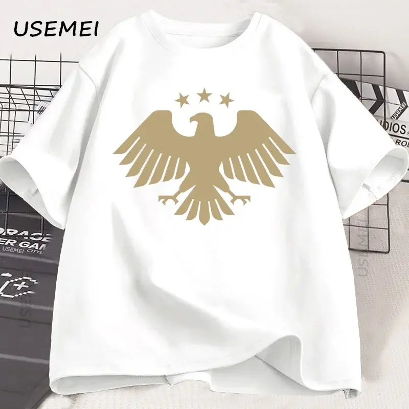 Men's T-Shirt Eagle of Syria Graphic T Shirts Casual Cotton Short Sleeve Syrian T Shirt Man Woman Streetwear Loose Tees