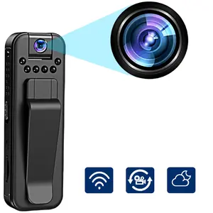 Portable Body Camera,Wearable 1080P FHD Action Camera,Mini Sports Camera,Wifi Hotspot Connection,IR Night Vision & Rotatable Lens,Hands Free Recording,For Biking Hiking Skiing Vlogging With Back Clip,Birthday Gifts,Portable Handycam,Cool Gadgets