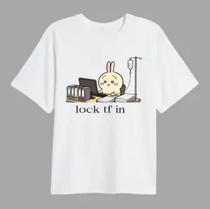 Usagi Lock TF In Meme Shirt, Chikawa Meme Tshirt,Cute Japanese Anime Manga Tshirt, Gift for Men Women
