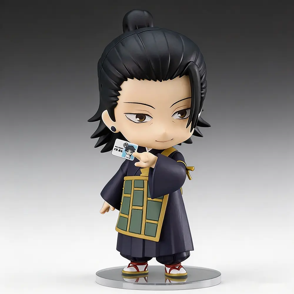 1768# Jujutsu Kaisen Suguru Geto Inspired Q-Version PVC Chibi Action Figure Statues, 10cm Cute Collectible Figurines with Box, Interchangeable Model Toy for Fans, Desk/Shelf/Room Decor, Collectible For Fans