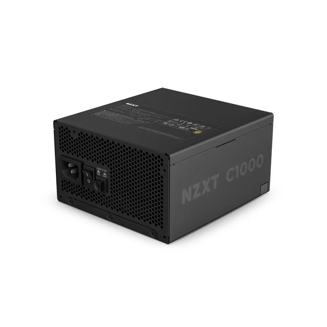 NZXT ATX 3.1 1000 Watt 80 Plus Gold Fully Modular Power Supply - Black - PA-0G2BB-US