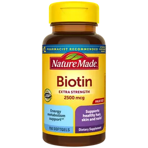Extra Strength Biotin 2500 mcg Softgels