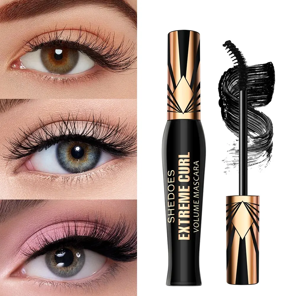 Waterproof curly mascara, Lengthening Mascara, Beauty Mascara, lightweight, durable, anti smudge, natural eye makeup, Bottom Lash Mascara