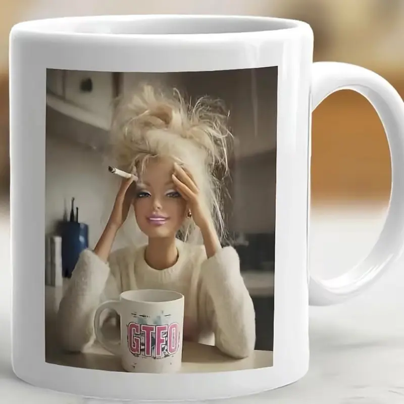 Gtfo Barbie coffee mug Gtfo Barbie coffee mug