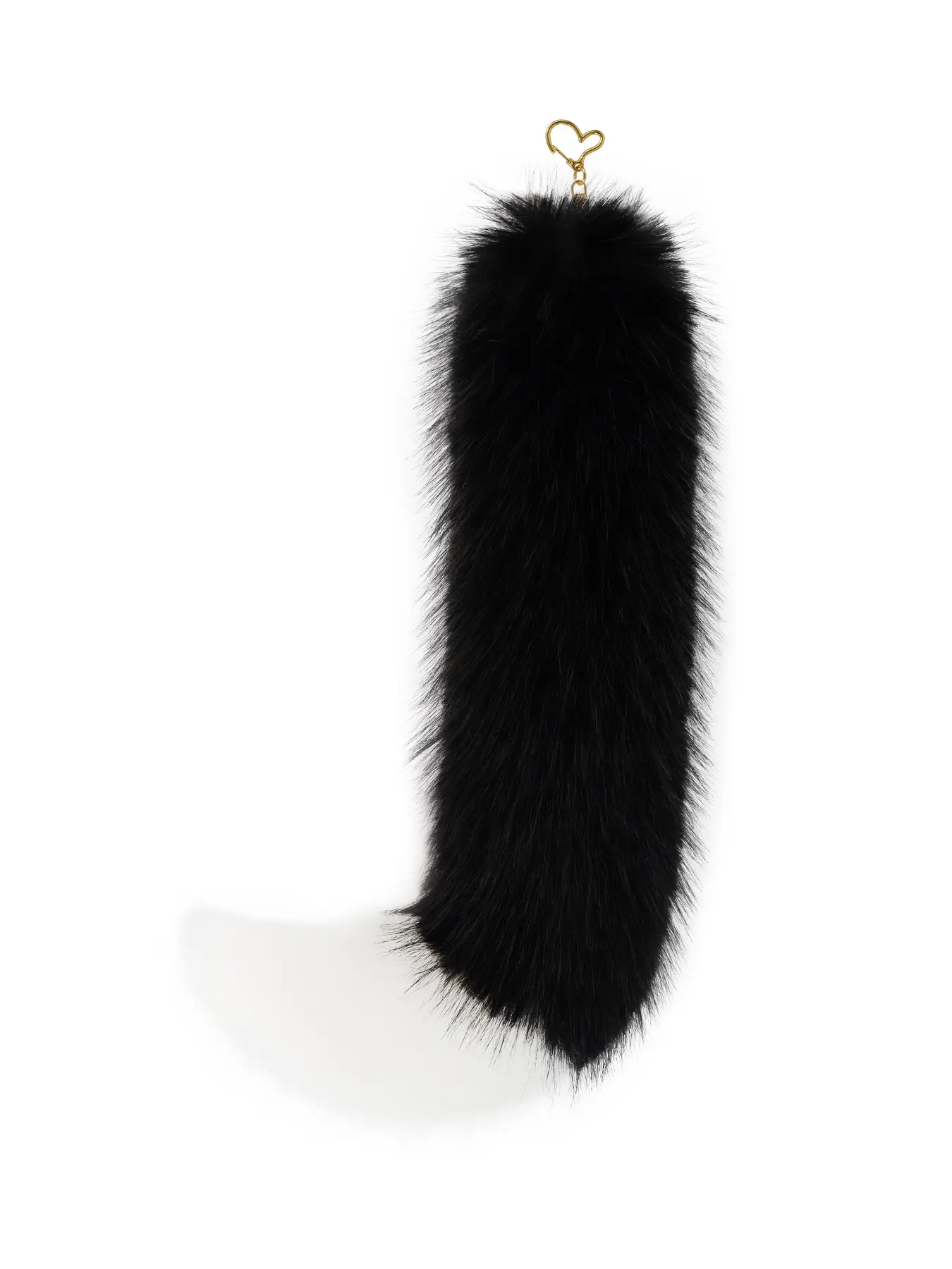 Faux Fur Furry Cat Tail Fluffy Animal Fox Therian Keychain Tails for Halloween Costumes Cosplay Accessories Keychain Decor Keychain Accessory