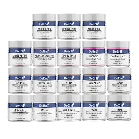 DeEnti 0.78 oz Classic Professional Acrylic, Non-Yellowing Self-Leveling Formula, Salon-Grade Professional Quality for Manicure Nail Art & Fake Nails
