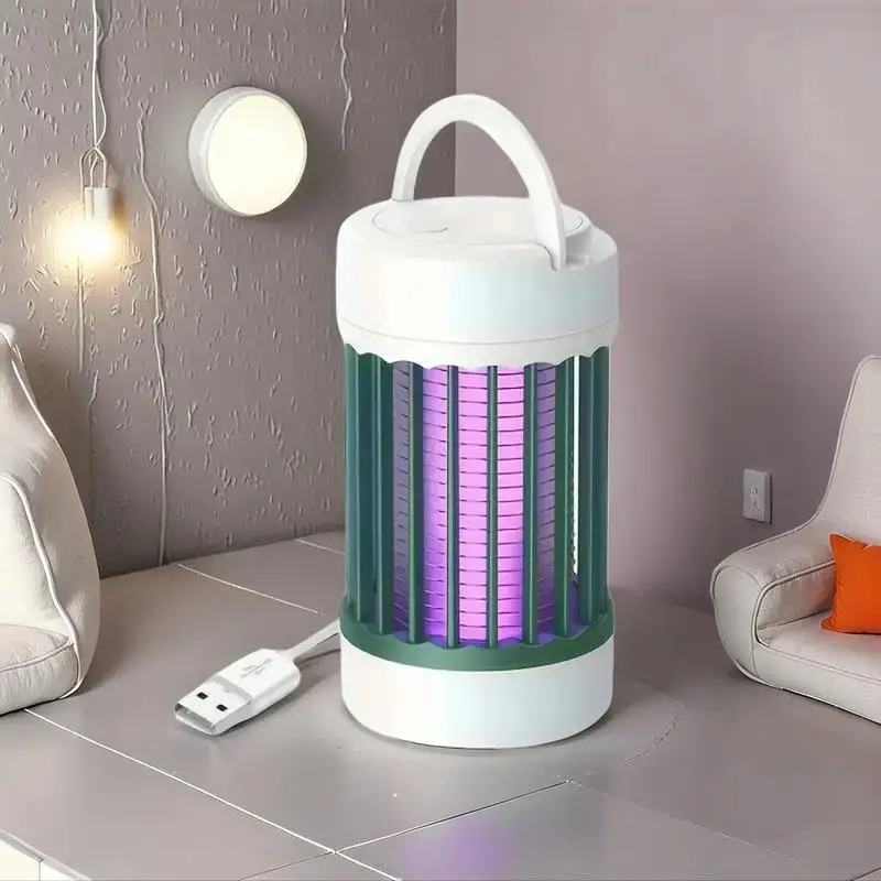 Usb Rechargeable Mosquito Killer Lamp, Silent Electric Mosquito Killer Lamp, Non-radiation Mosquito Repellent Lamp, Electronic Mosquito Zapper, Househ