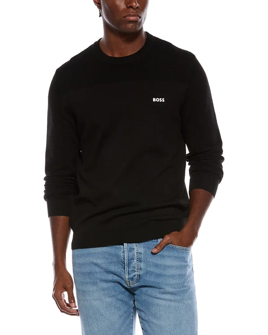 BOSS Hugo Boss Momentum Wool-Blend Crewneck Sweater