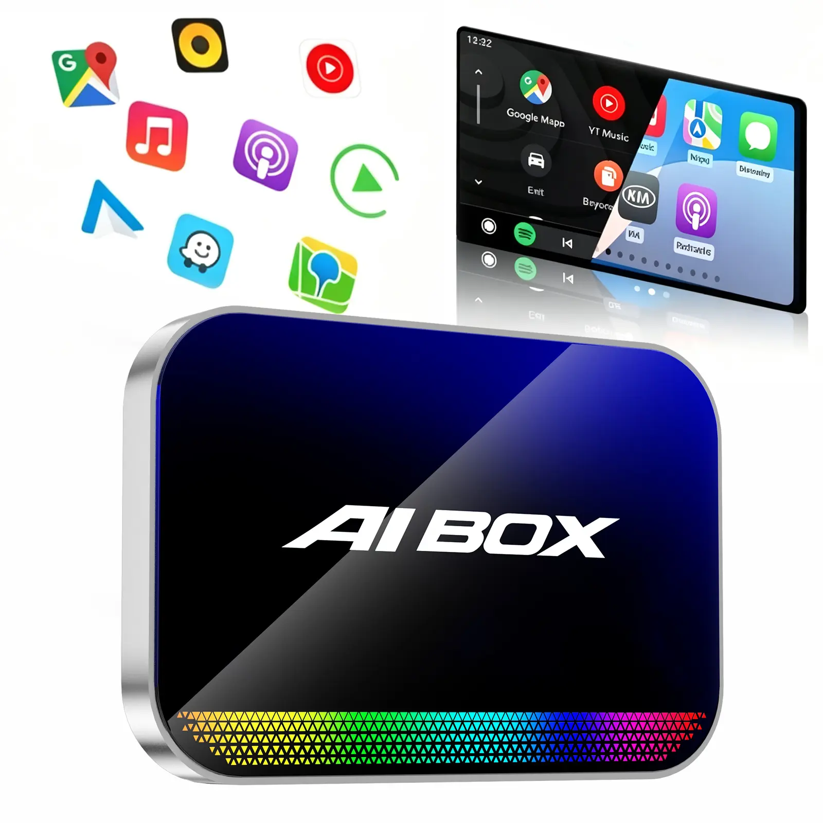 MAKASRI The car comes with a wired CarPlay upgrade box. Enjoy streaming Netflix on the large screen of the vehicle's display. Enjoy entertainment on the road as you wish.