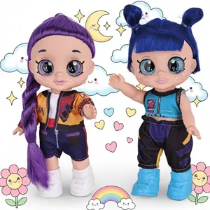 Kpop dolls anime action figure set,10 inch 5 joints can play music,rumi mira zoey dolls,gifts for kids,girls&boys toys