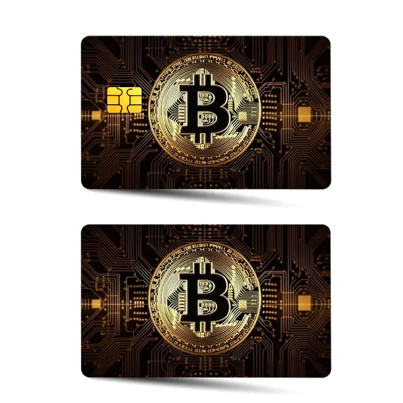 Credit Card Stickers, Ultra-Thin Vinyl Material, 2 Pieces Per Set, Waterproof Scratch-Resistant Film, Durable and Easy to Apply, Sticker Packs