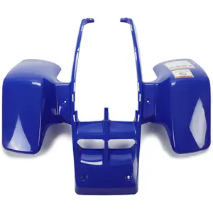 Blue Front Fenders Plastic Body Compatible with 1987-2006 Yamaha Banshee 350 (YFZ350) Plastic Kit Motorcycle Parts Crash Guard Motorbike Vehicle