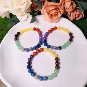 Chakra bracelets nice healing crystal all natural stones