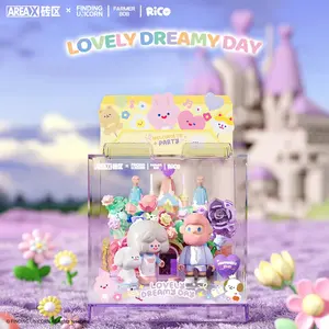 [FINDING UNICORN] FARMER BOB & RICO Happy Holiday  Series Floral Afternoon Tea Music Box Building Blocks DIY Toy Birthday Gift  HQQWVNDL8Y