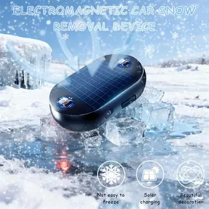2 AntiFreeze Electromagnetic Snow Removal Device, 2026 Portable SolarPowered Electromagnetic Snow  Prevention Remover for Vehicles