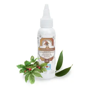 Pawtitas Dog Ear Solution 2oz - Gentle with Certified Organic Witch Hazel Calendula & Goldenseal for Ear Care Earth-Conscious Formula