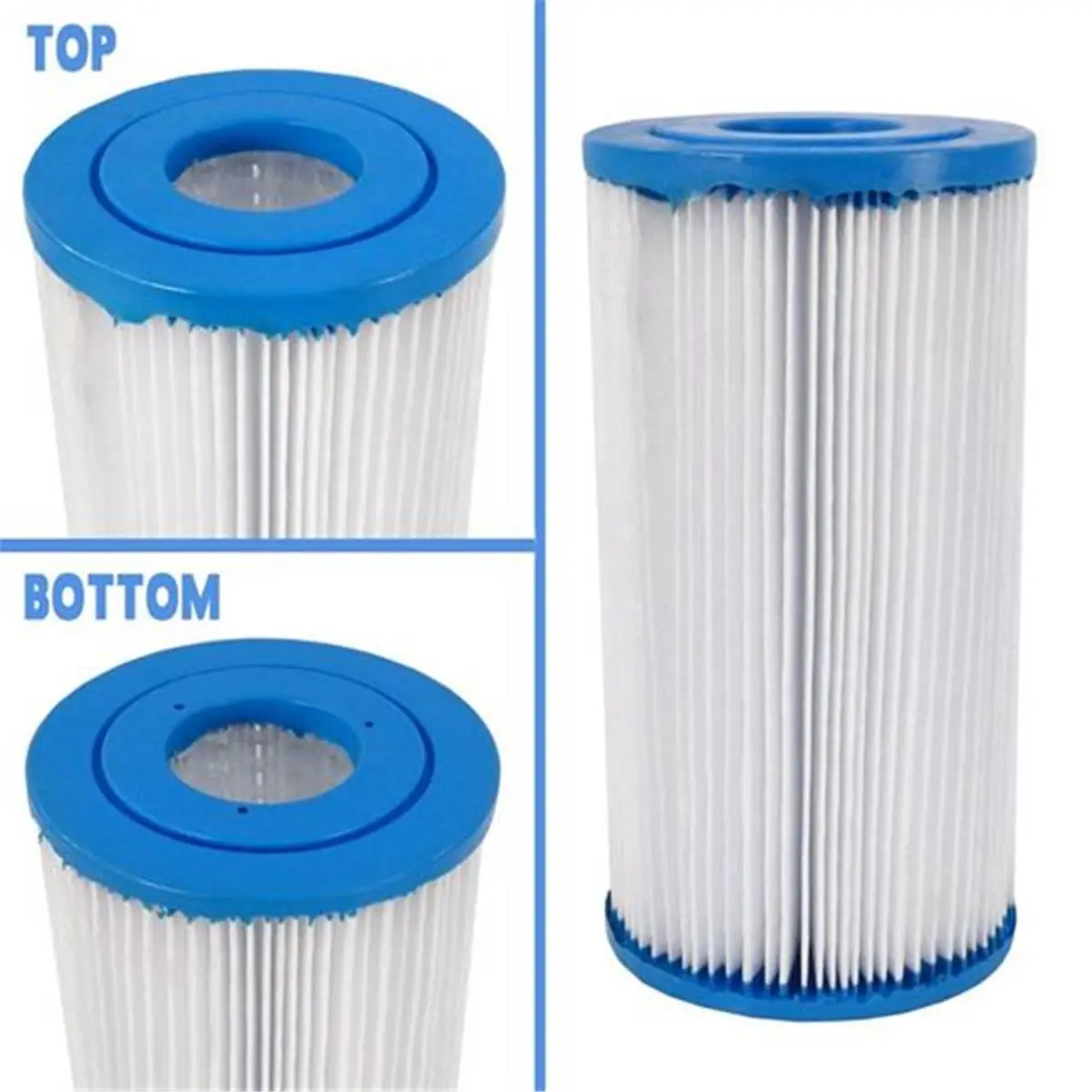 212 MAIN Pleated Replacement Filter Cartridge for Spa-In-A-Box, Pools and Spas, Durable with Strong Pattern, fits 3.5 sq ft, 3 Oz, 1 1/16" Bottom Style, Easy Setup, 5 1/8 Inches, 2 3/4" Outer Diameter, Pool/Spa Filter