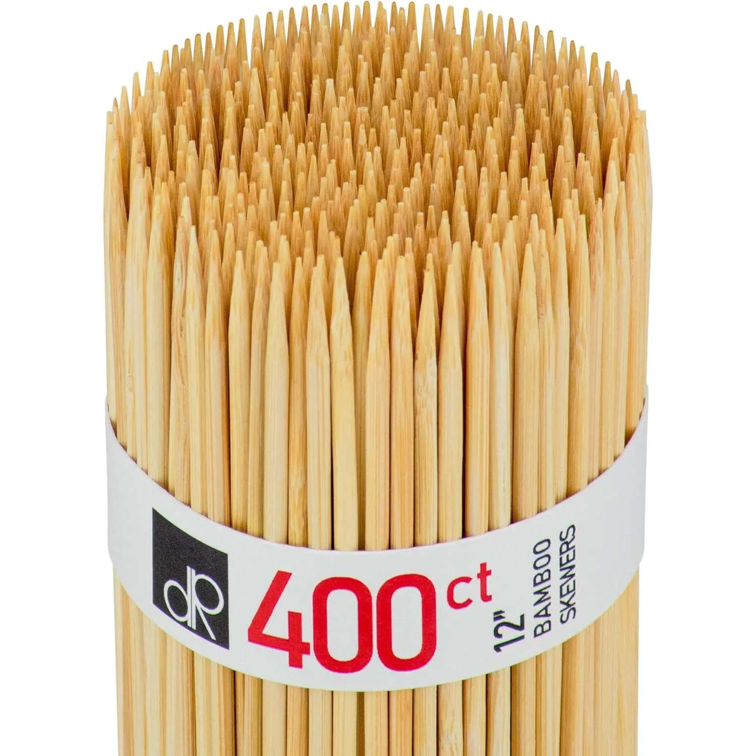 12"   Skewers Sticks, 400  Skewers for BBQ, Grilling, Kabob, Appetizers, Fruits, Smores, , Brunch, Fondue Sticks, Barbeque, DIY Crafting, 12 inch (400 pack)