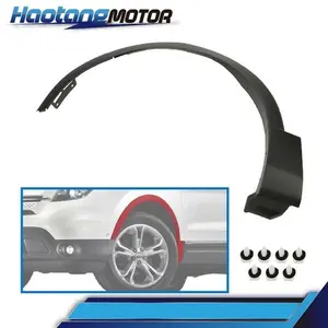 CROSSDESIGN Fender Flare Wheel Well Arch Molding, Automotive Auto Accessories for 2011-2015 Ford Explorer Vehicle Front Left