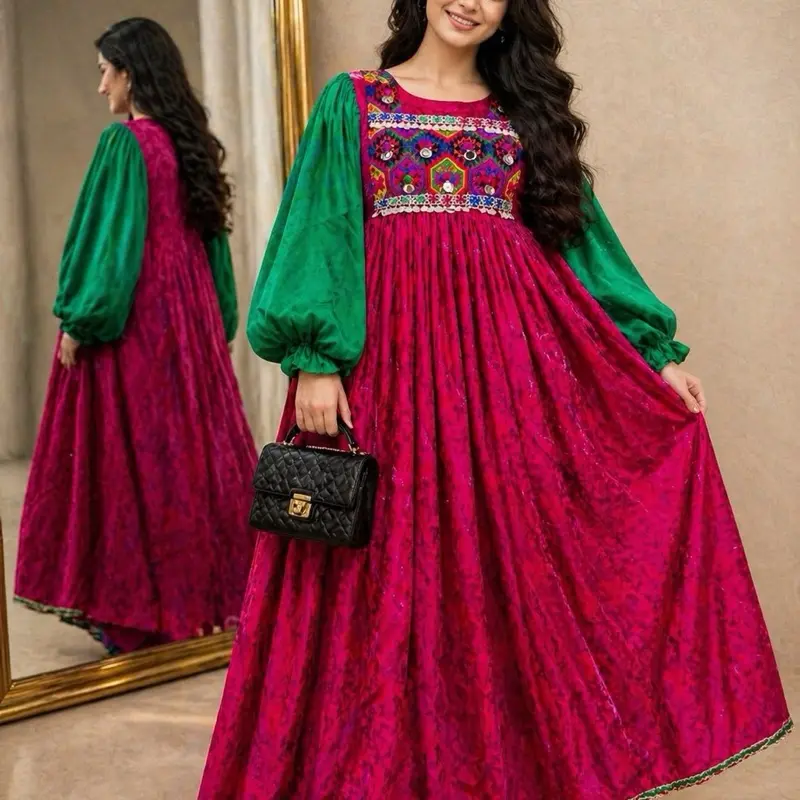 Beautiful Afghani one piece Dress seem like picture