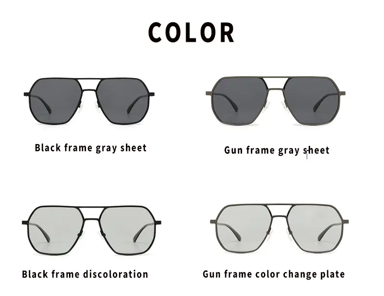 GIMELEST-07 Aviator Sunglasses Unisex UV400 Protection TAC Polarized Glasses Designer Sunglasses for Travel Use Summer 2025 Geometric Frame Double Beam Sun Protection Trends Travel Accessories Driving Glass Summer Freshness Sunglassesmen
